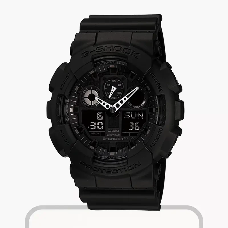 Casio G-Shock Dual-time Analog-Digital Men's Watch-  GA-100-1A1DR